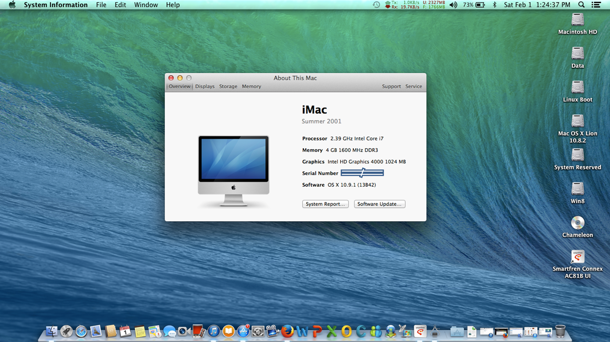 which vmware works for mac os 10.9.5